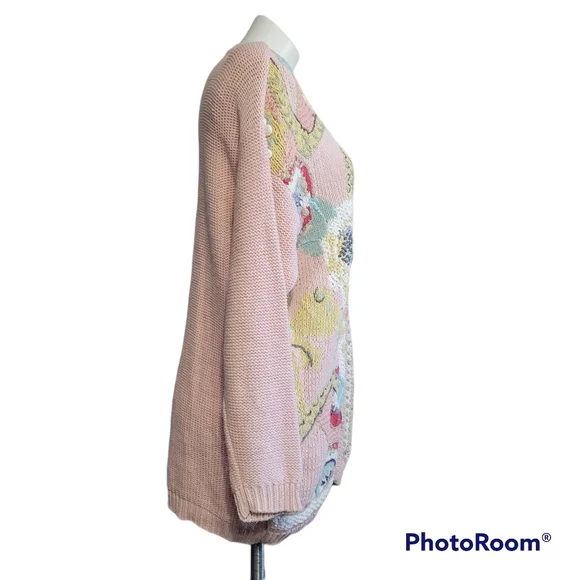 Vintage Chaus pastel pink cardigan - Picture 2 of 5